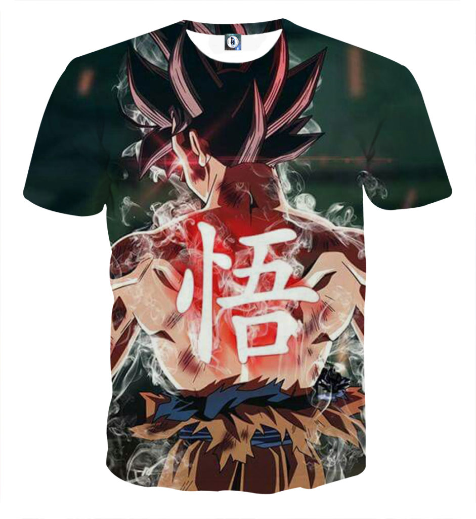 Tee shirt Dragon Ball San Goku posture