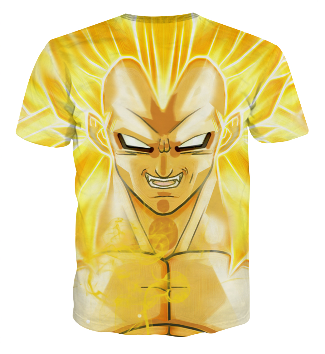 Tee shirt Dragon Ball Vegeta super saiyan 3 dos