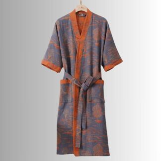 Peignoir Kimono Cardigan Coton Kakesu