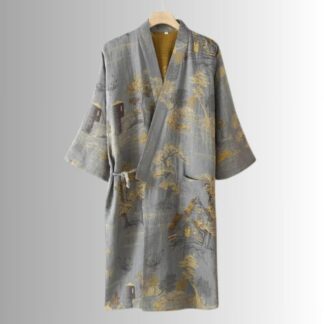 Peignoir Kimono Cardigan Coton Magamo